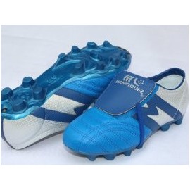 2263-Zapato de fútbol marca Manríquez Mod MITHOS color Rey con plateado